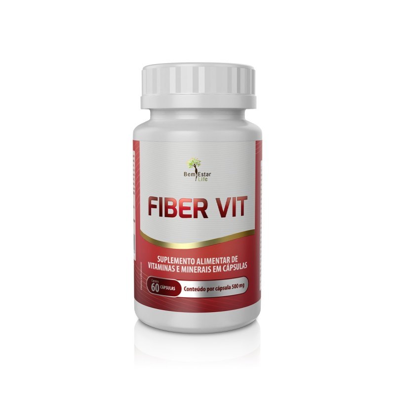 Fiber vit multivitamínico -30 cápsulas Bem Estar Life