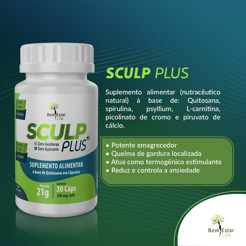 SCULP PLUS  - 30 CAPSULAS
