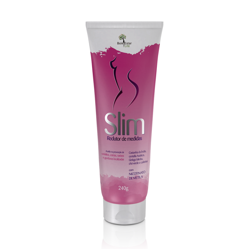 Gel Slim Redutor de Medidas 240g Bem Estar Life (embalagem antiga )