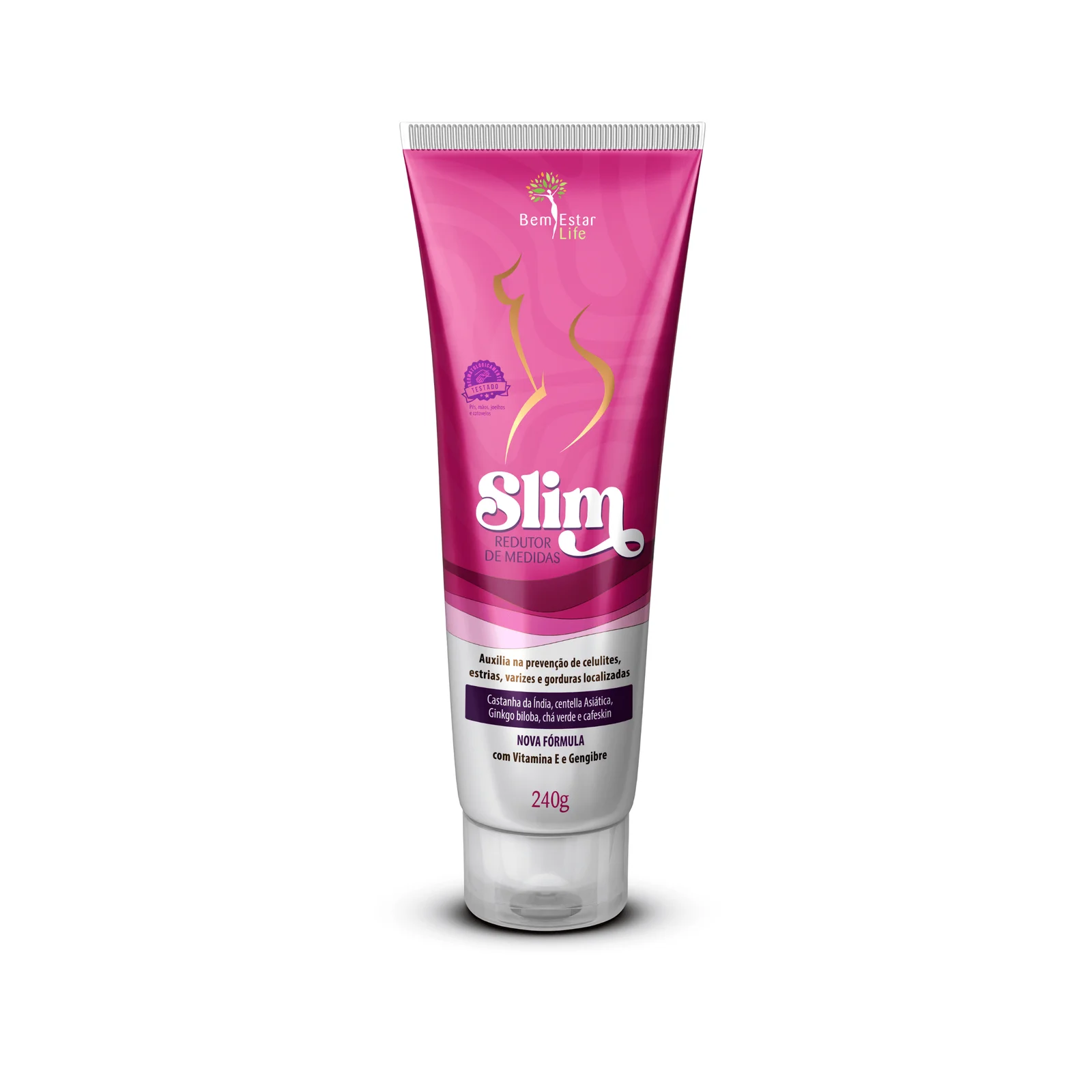 Gel Slim Redutor de Medidas 240g Bem Estar Life  (nova embalagem)