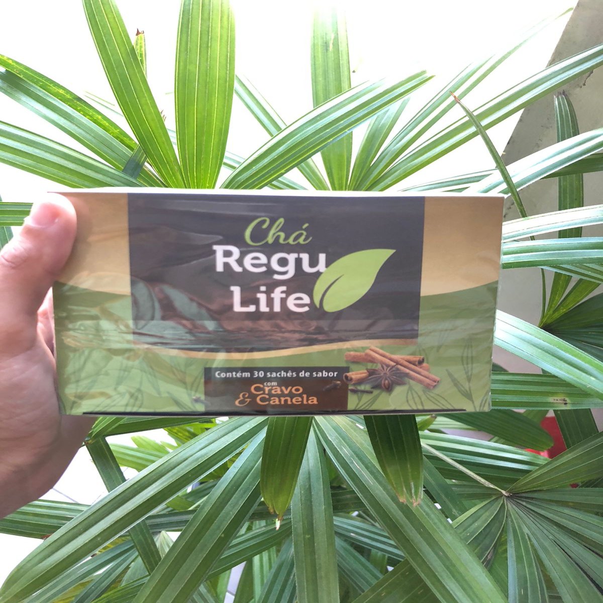 Chá Regu Life sabor  cravo e canela 30 sachês